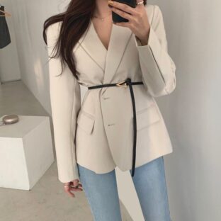 スリムウエストショートジャケット