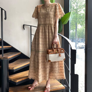 レトロロングワンピース