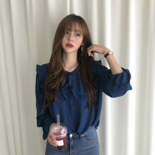 シフォンドールシャツ