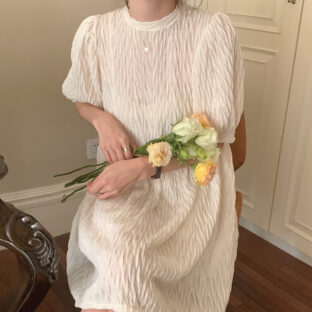 ルーズパフスリーブワンピース