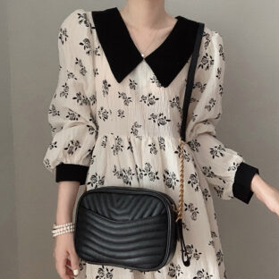 フラワーレトロワンピース