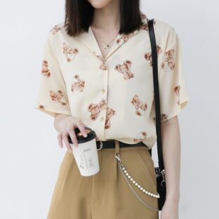 ベア―レトロシャツ