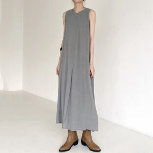 Vルーズベストワンピース