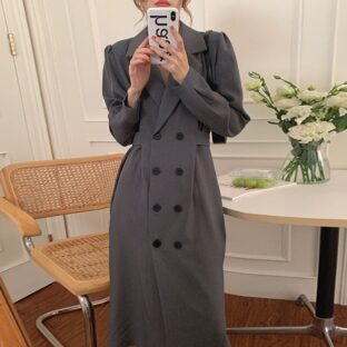 レトロロングコート