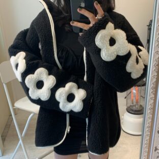 ビッグおはなウールコート