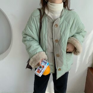 リバーシブルショートコート