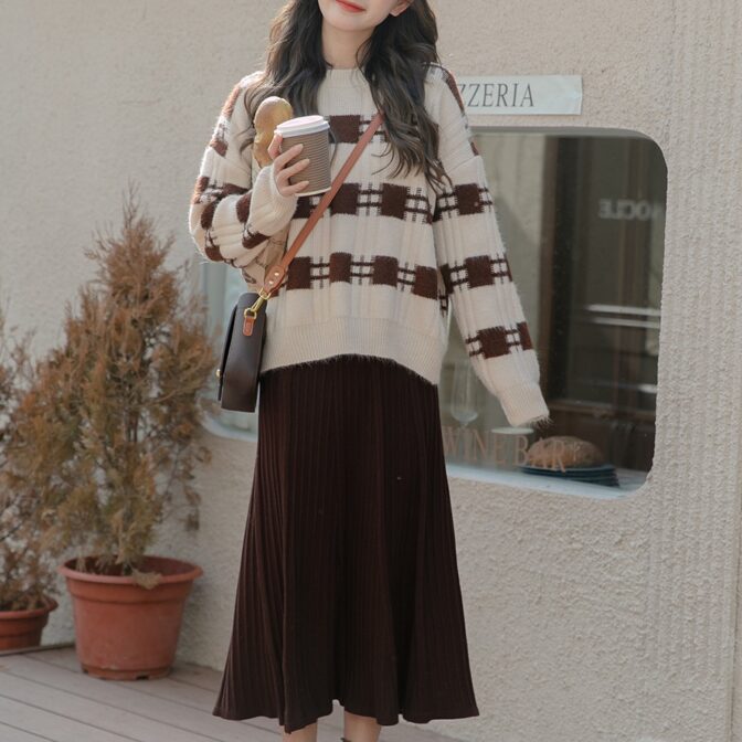 ♡ラストセール♡ Meltymelt Chocolateスカート ブラウン しまむら - choco しまむらコラボ とろみマーメイドスカート