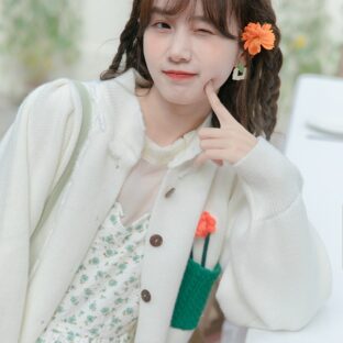 おはなぽけっとカーディガン