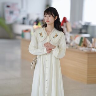 レトロミルクワンピース