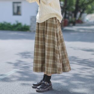 ヴィンテージチェックスカート